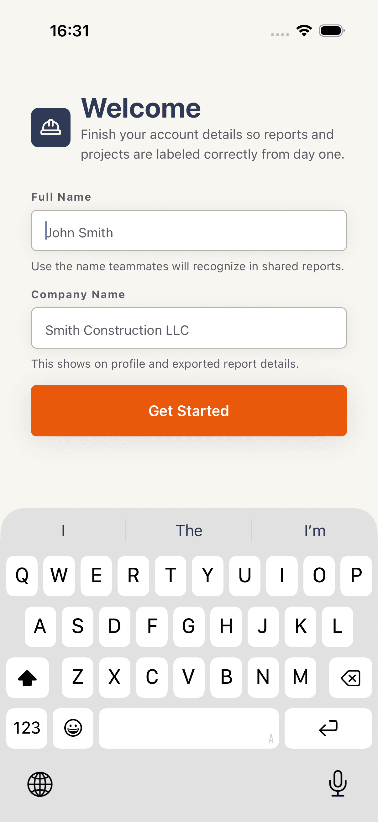 Step 3: Complete onboarding