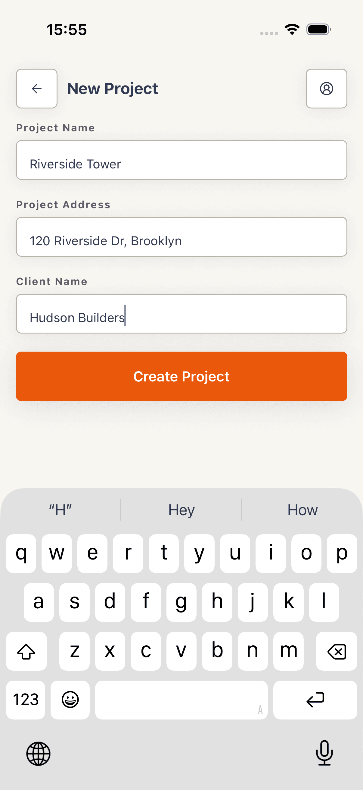 Create and manage projects